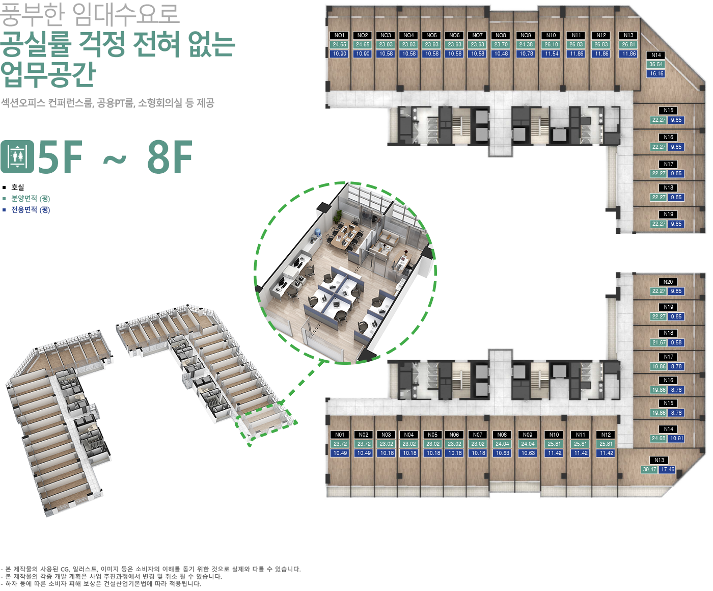 풍부한 임대수요로 공실률 걱정 전혀 없는 업무공간